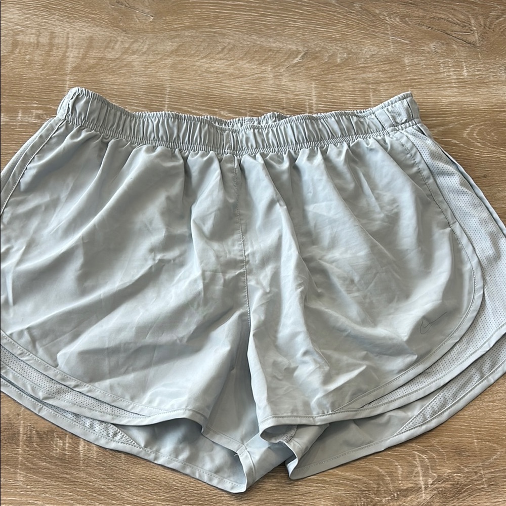 Light Gray Women's Nike Tempo Shorts